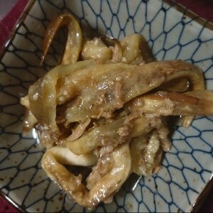 超簡単！なすとシーチキン炒め！美味い♪